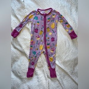 Little Sleepies Tea Party Zippy 3-6M